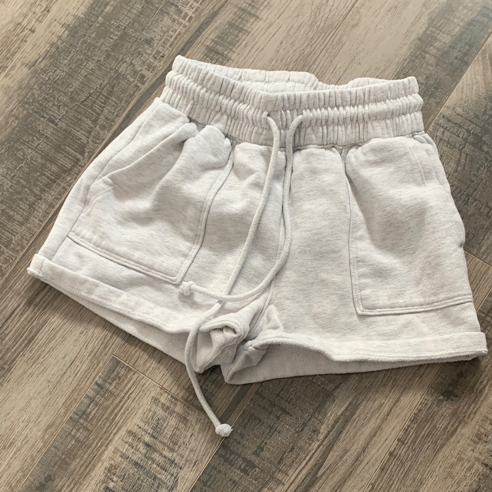 Bluenotes High Waist Light Gray Shorts